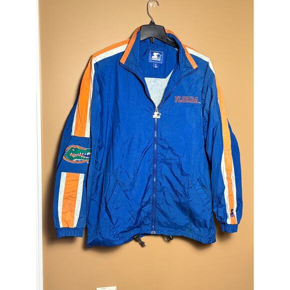 Vintage Starter University of Florida Gators Windbreaker Full Zip Nylon Size XL - Picture 1 of 15